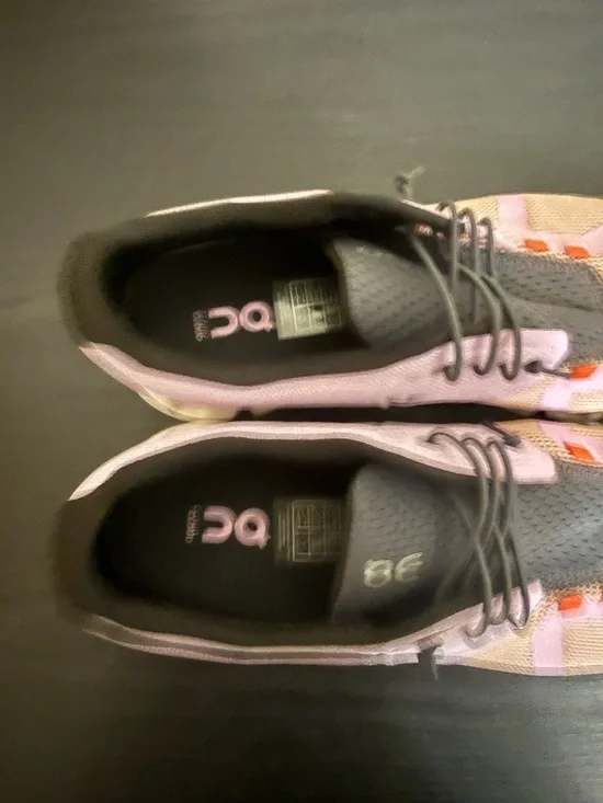 On Cloud 5 Push Running Shoes Womens Size 9.5 Fiji/Rose Purple Athletic Sneakers - Picture 6 of 8